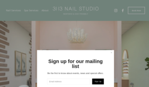 3113 Nail Studio website