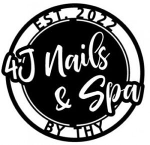 4J Nails & Spa logo