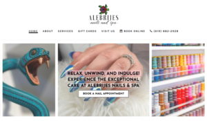 Alebrijes Nails & Spa website