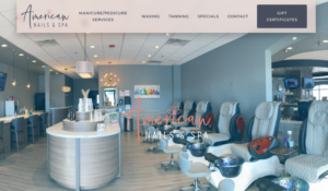 American Nails & Spa website