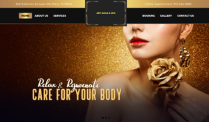 Art Nails & Spa website