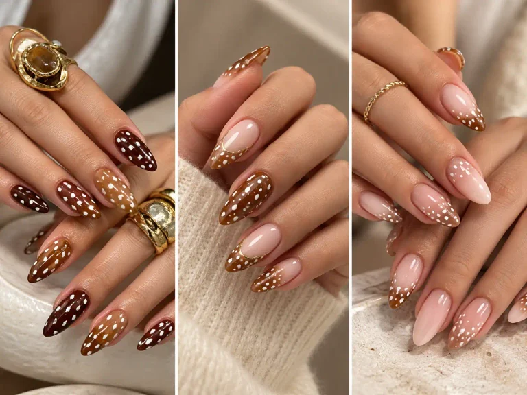 13 Bambi Inspired Nail Ideas for a Fawn Print Manicure