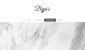 Beija's Hair & Nails website