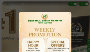 Best Nail Salon Near Me in Fort Worth website
