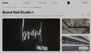Brand Nail Studio website