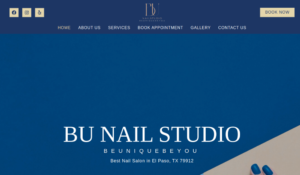 BU Nail Studio website