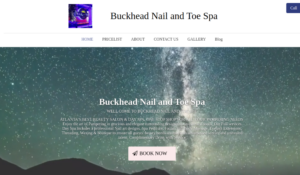 Buckhead Nail and Toe Spa website