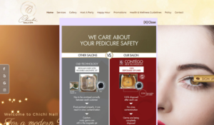 Chichi Nail Spa website