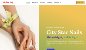 City Star Nails website