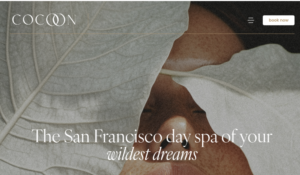 Cocoon Day Spa website