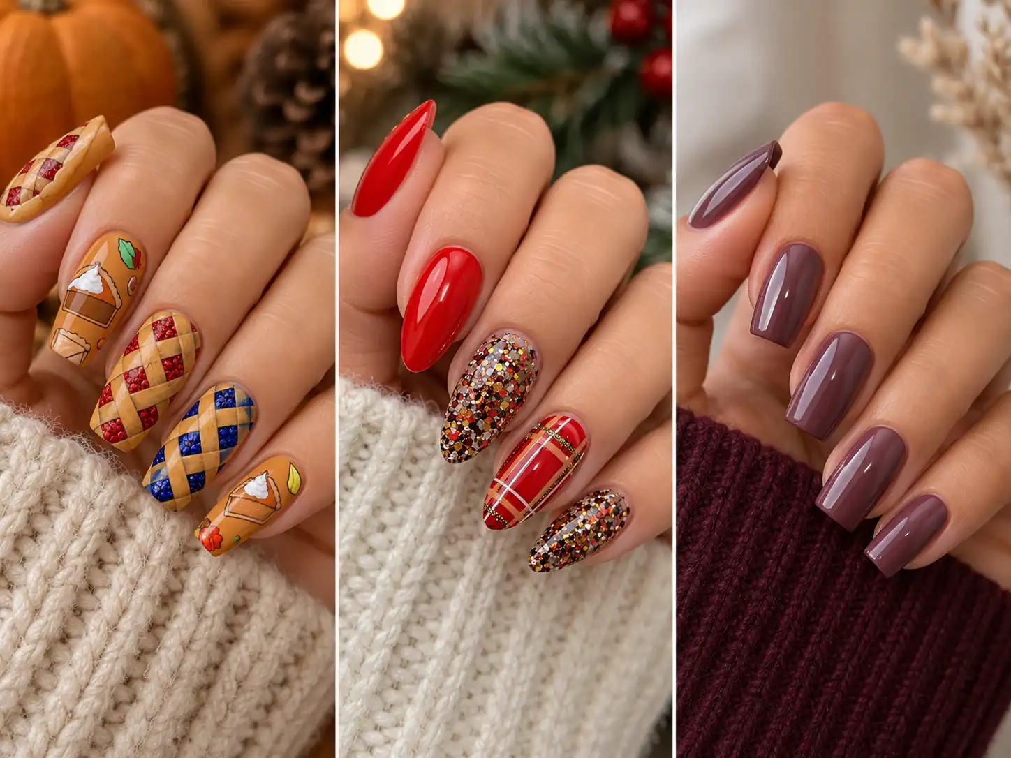 32 Thanksgiving Nail Ideas to Try This Year