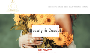 Creative Nails Spa website