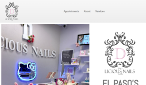 D'Licious Nails and Kawaii Ink website