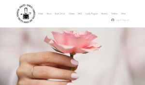 Digits & Spikes Nail Studio website