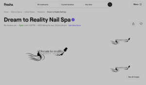 Dream to Reality Nail Spa website