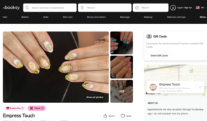 Empress Touch website