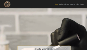 Flourish Nail Palace & Head Spa website