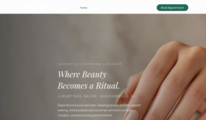 Glitz & Glam Nail Salon website