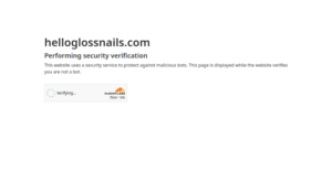 Gloss Nails Spa website
