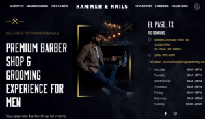 Hammer & Nails El Paso website