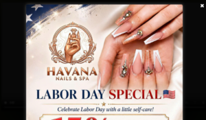 Havana Nails & Spa website