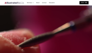 Illustrated Nails website