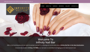 Infinity Nail Bar website