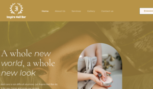 Inspire Nail Bar website