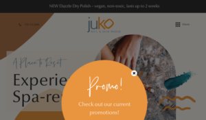 Juko Nail & Skin Rescue website