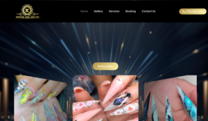 Krystal Nail And Spa website