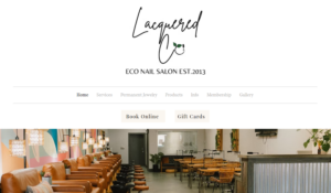 Lacquered Co. website