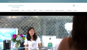 Laveda Lash & Brow Boutique (14th St) website