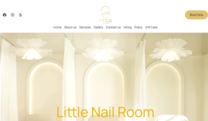 Little Nail Room website
