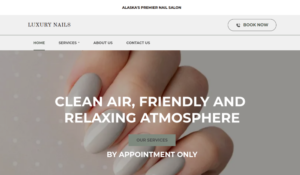 Luxury Nails website