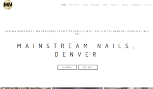 Mainstream Nails website