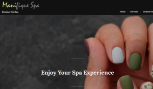 Manifique Spa website
