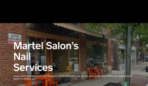Martel Salon website