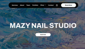 Mazy Nail Studio website