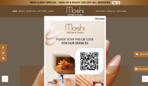 Moshi Nail Spa & Lashes website