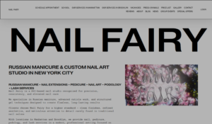Nail Fairy website