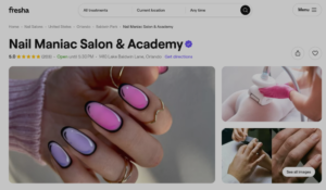 Nail Maniac Salon & Academy website