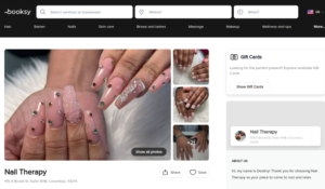 Nail Therapy website