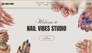 NAIL VIBES STUDIO website