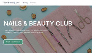 Nails & Beauty Club website