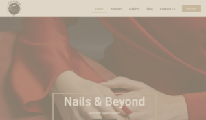 Nails & Beyond website