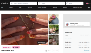 Nails By Cara website