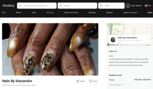 Nails By Kassandra website