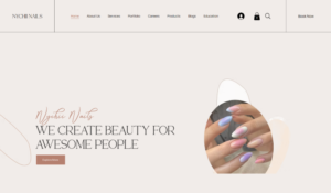Nychii Nails website