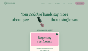 Pink Polish website