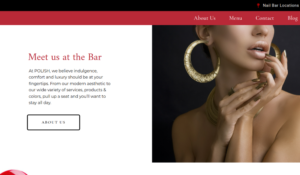 POLISH to The Nail Bar website